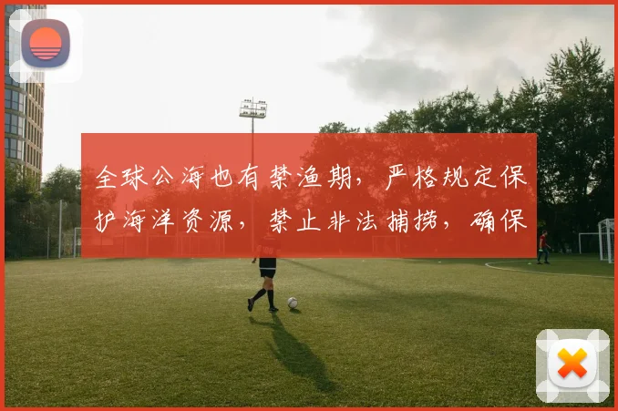 全球公海也有禁渔期，严格规定保护海洋资源，禁止非法捕捞，确保生态平衡。